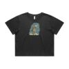 Wo's Heavy Faded Crop Tee 4089 Thumbnail