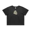 Wo's Heavy Faded Crop Tee 4089 Thumbnail