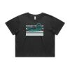 Wo's Heavy Faded Crop Tee 4089 Thumbnail