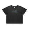 Wo's Heavy Faded Crop Tee 4089 Thumbnail