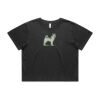 Wo's Heavy Faded Crop Tee 4089 Thumbnail