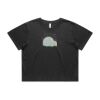 Wo's Heavy Faded Crop Tee 4089 Thumbnail