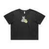 Wo's Heavy Faded Crop Tee 4089 Thumbnail