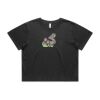 Wo's Heavy Faded Crop Tee 4089 Thumbnail