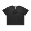 Wo's Heavy Faded Crop Tee 4089 Thumbnail