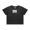 Wo's Heavy Faded Crop Tee 4089 Thumbnail