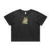 Wo's Heavy Faded Crop Tee 4089 Thumbnail