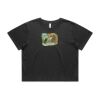 Wo's Heavy Faded Crop Tee 4089 Thumbnail