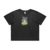 Wo's Heavy Faded Crop Tee 4089 Thumbnail