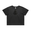 Wo's Heavy Faded Crop Tee 4089 Thumbnail