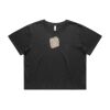 Wo's Heavy Faded Crop Tee 4089 Thumbnail