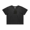 Wo's Heavy Faded Crop Tee 4089 Thumbnail