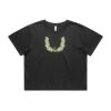 Wo's Heavy Faded Crop Tee 4089 Thumbnail