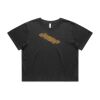 Wo's Heavy Faded Crop Tee 4089 Thumbnail