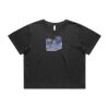 Wo's Heavy Faded Crop Tee 4089 Thumbnail