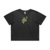 Wo's Heavy Faded Crop Tee 4089 Thumbnail