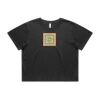 Wo's Heavy Faded Crop Tee 4089 Thumbnail