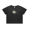 Wo's Heavy Faded Crop Tee 4089 Thumbnail