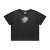 Wo's Heavy Faded Crop Tee 4089 Thumbnail