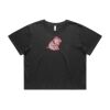 Wo's Heavy Faded Crop Tee 4089 Thumbnail